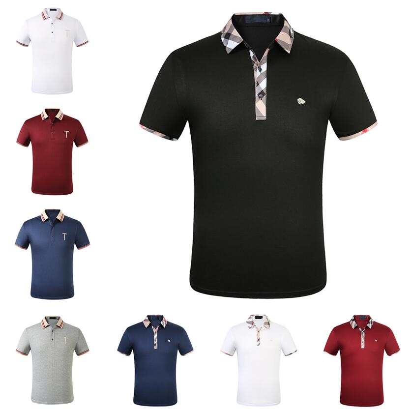 

Designer men Polos luxury polo shirt summer commerce Short sleeve logo embroidery advanced leisure T-shirt top outdoors movement t shirt, #8