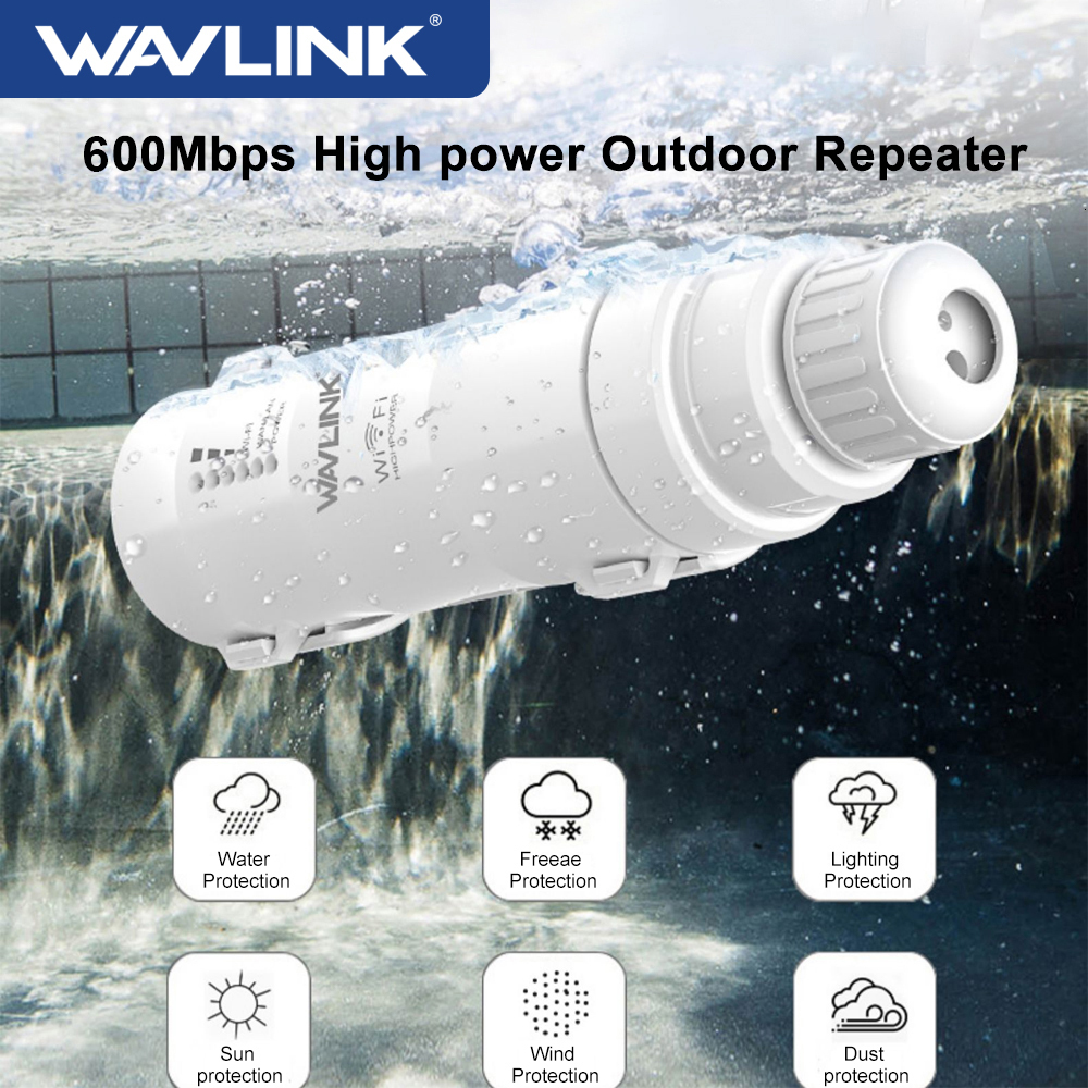 

Routers Wavlink AC600 High Power Outdoor WIFI Router Access Point CPE Wireless wifi Repeater Dual Dand 2 4 5Ghz 2x7dBi Antenna POE 230325