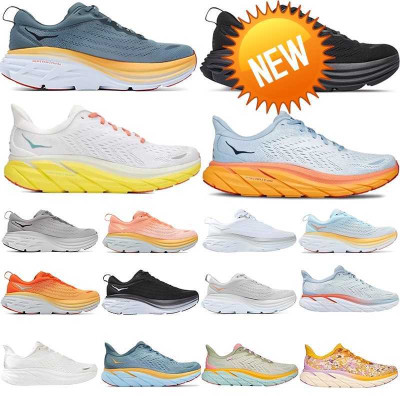 

WITH BOX designer NEW HOKA ONE Bondi 8 Running Shoes Athletic local boots Clifton 8 white training Sneakers Accepted lifestyle Shock absorption highway Designer Wom