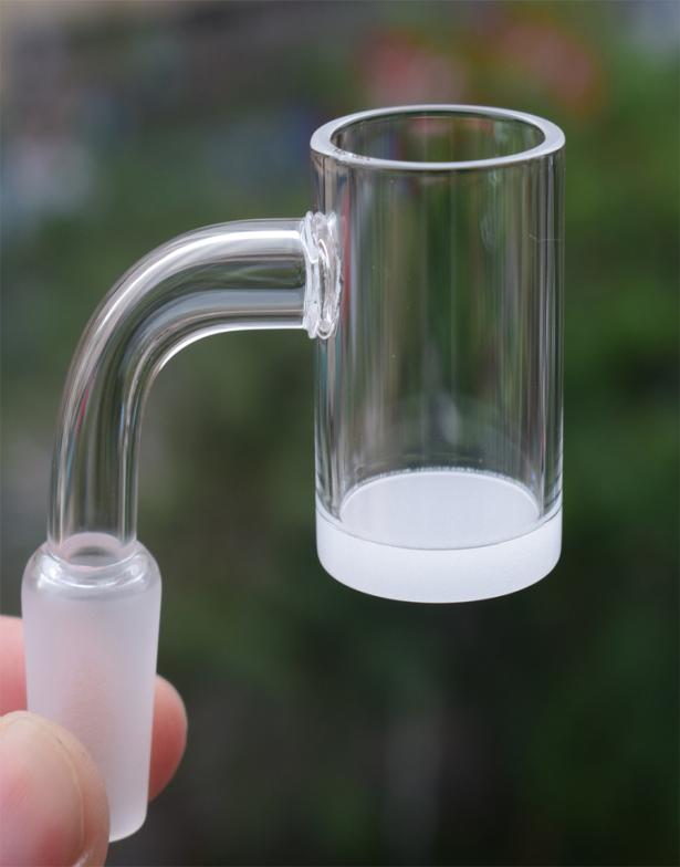

25mm OD Opaque 4mm Bottom Smoking 14mm quartz banger nail 10mm 18mm male female for Dab Rig Glass Bong Bowl Pipes Adapter5081348