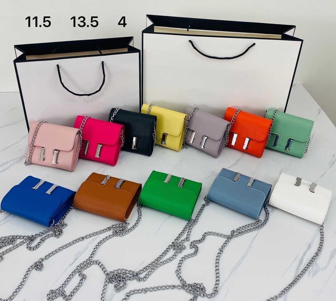 

Women's Luxury Designer Bags Handbags Shoulder Crossbody Bag Tote New Fashion Texture Leather Chain Single-shoulder Small Change Buckle bags Factory Direct Sale, #1 size 11.5x13.5x4cm