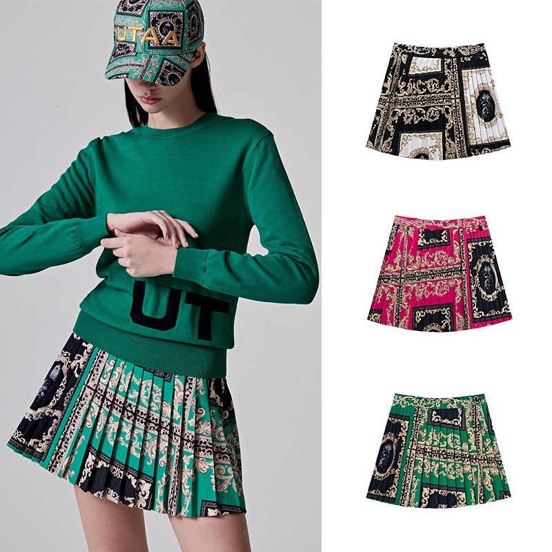 

Golf Shorts Womens Blend Buckingham Short Skirt Pleated Skirt Mini Skater Skirt 230324, Pink