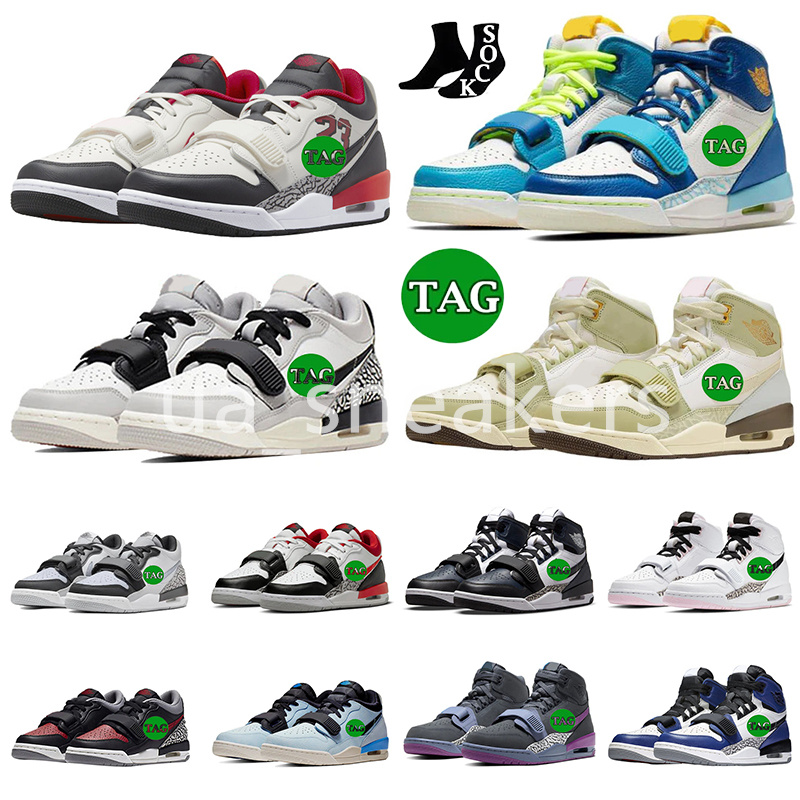 

LEGACY 312 LOW 23 Men Basketball Shoes Year of the Rabbit Tech Grey Cement Chicago Black Toe Fly Igloo Outdoor Women Sports Sneakers, Psychic blue