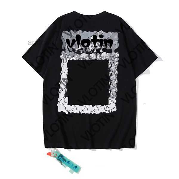 

Men's T shirts New Men Fashion Sports Tshirt Summer Designer Offs White t Shirts Luxury Cotton Loose T shirts Casual Short Sleeves Oil Painting 36v3t