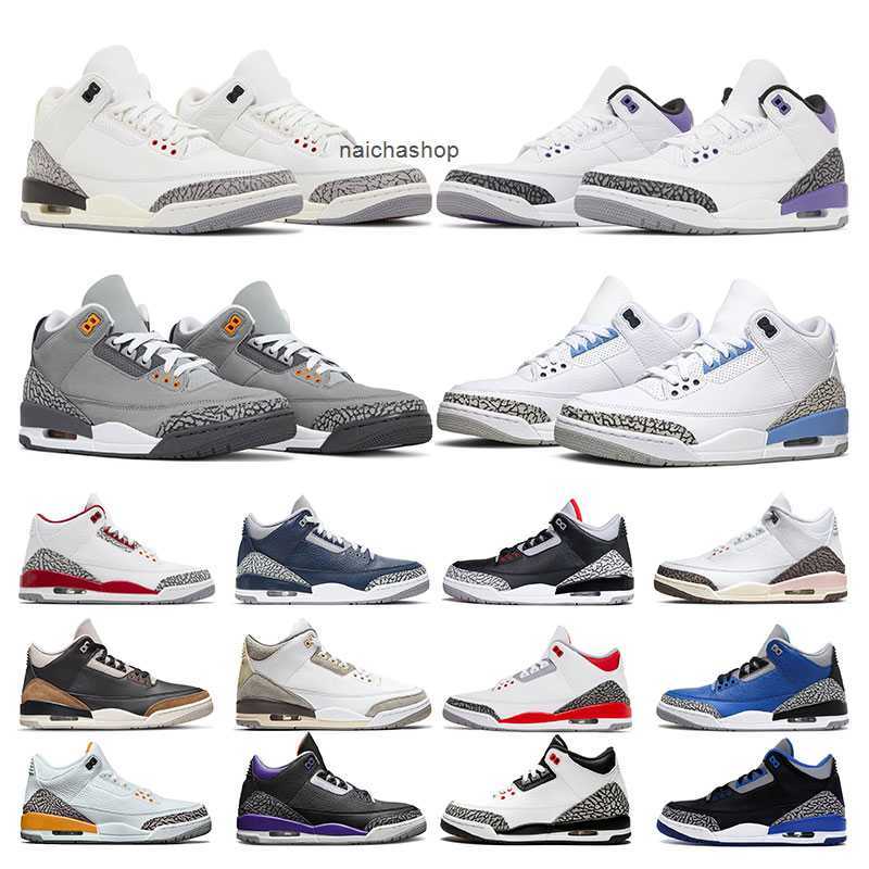 

Shoes Casual Men 3 3s Sports Running Sneakers Unc Cardinal Red Dark Iris White Cement Reimagined Cool Grey a Ma Maniere Muslin Womens Trainer Jorden Jordon, 33 40-47