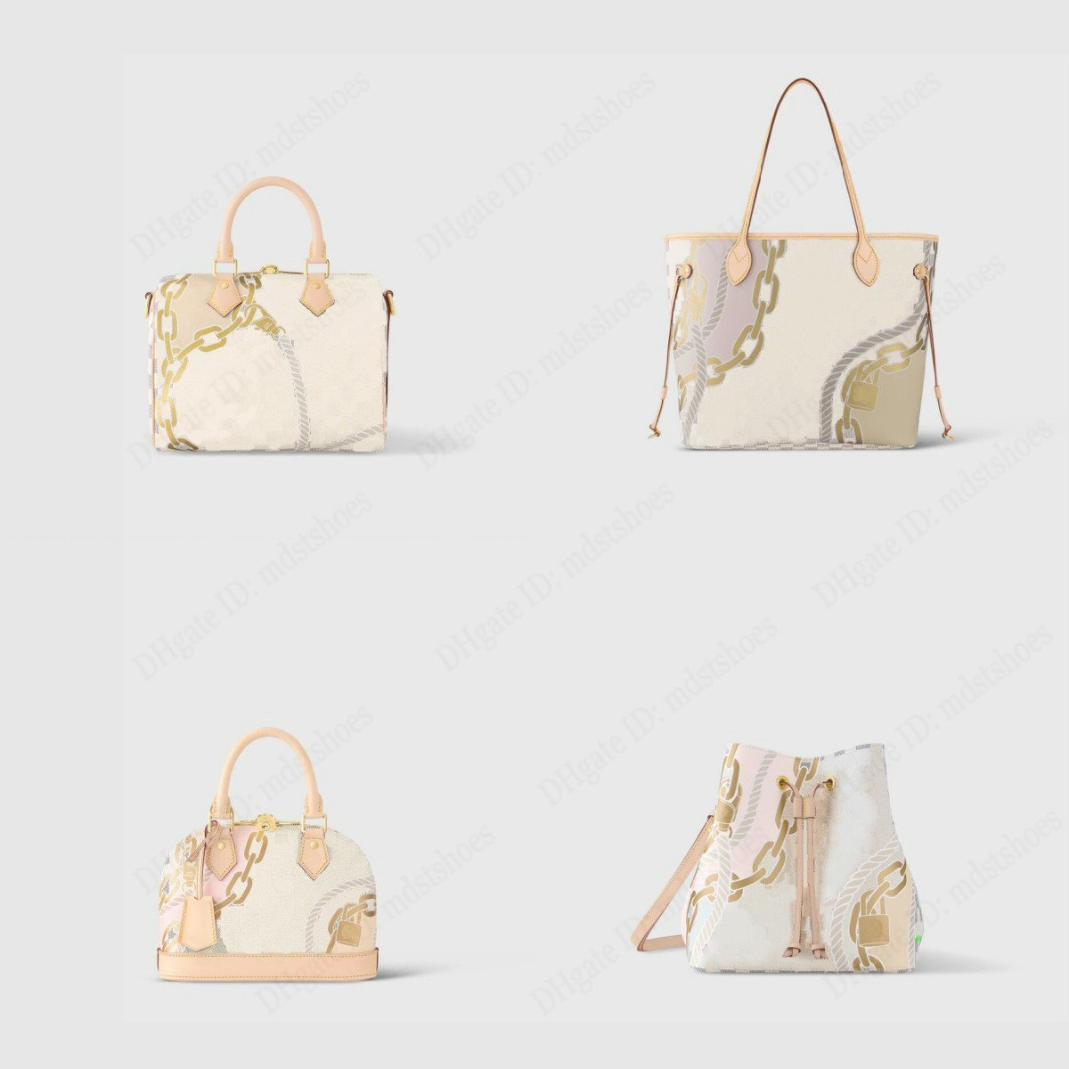 

2023 Summer Bold Nautical Print Series Tote Bag Felicie Pochette Speedy 25 Never MM Neonoe MM Alma BB Damier Azur Canvas Designers Handbag N40471 N40473 N40466, Felicie pochette 21cm