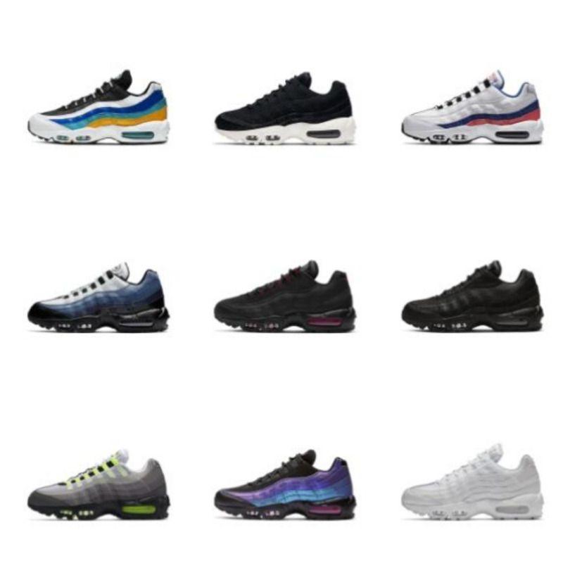 

Designer Mens 95s Running Shoes Max 95 Triple Black White Laser Fuchsia Obsidian Running Club Photo Blue Navy Era Grey Orange Michigan Men 40-46, Color 11