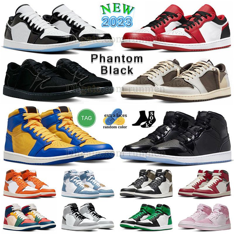 Jumpman 1 basketball shoes 1s low og olive black phantom reverse laney j1 wash pink mocha concord high chicago lost and found mid space jam multi