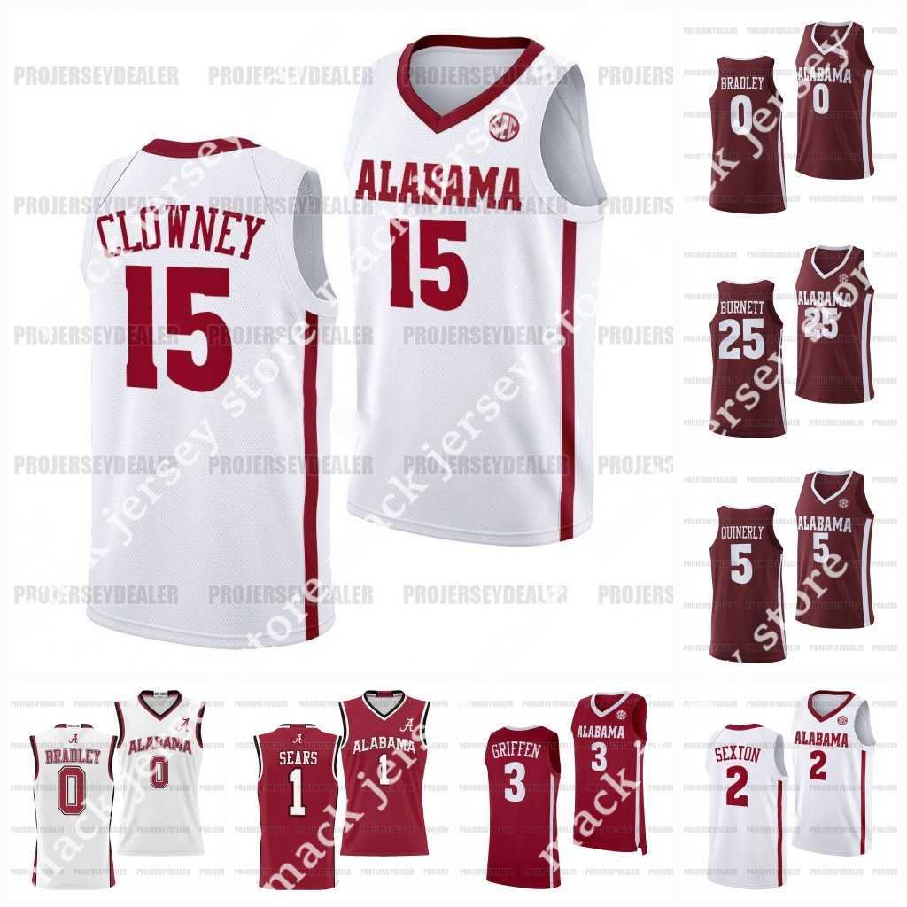 

Alabama 2022-23 Basketball Jersey Brandon Miller Noah Clowney Mark Sears Charles Bediako Nimari Burnett Jaden Bradley Jahvon Quinerly, Black youth s-xl