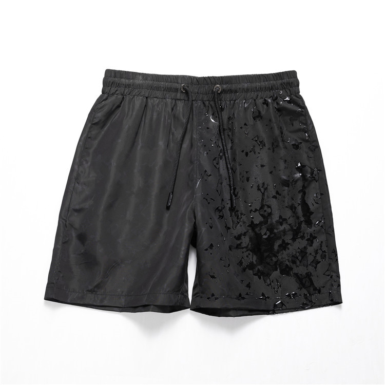 

Men's Shorts Flower type when exposed to water Fashion Mens shorts Quick Drying SwimWear Printing 2023 Summer Board Beach Pants Men Swim Short #6002, Black