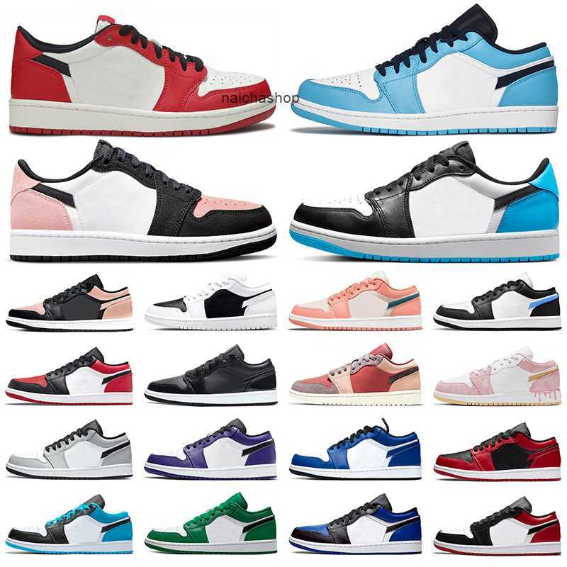 

Basketball Shoes Jumpman 1 Men Women 1s UNC Bleached Coral Diamond Invert Chicago True Blue Bred Toe Black Crimson Tint Arctic Punch Mens Trainers Sports Sneakers, #21 la 36-45