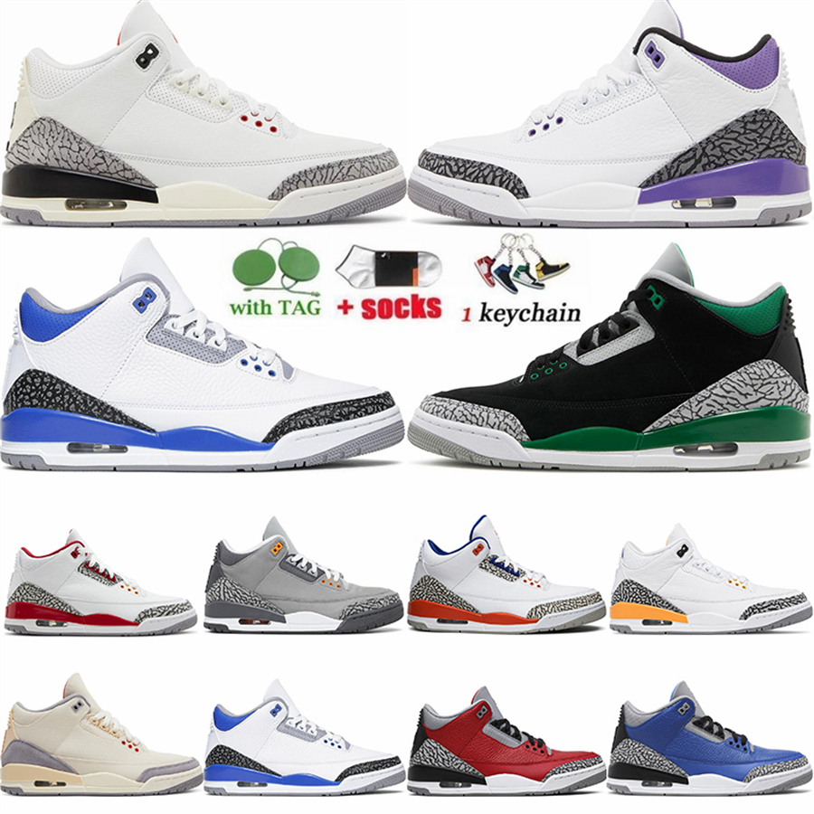 

Jumpman 3 Basketball Shoes 3s White Cement Reimagined Dark Iris Racer Blue Pine Green Mocha Mens Sneakers Dhgate Athletic Footwear, 20