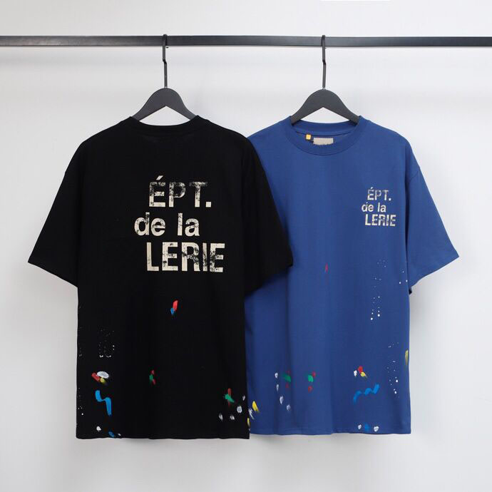 

2023 Designer Letter Print Men's T-Shirt Street Hip Hop High Street Short Sleeve Women's T-Shirt Fashion Couple Sweatshirt j488, Black