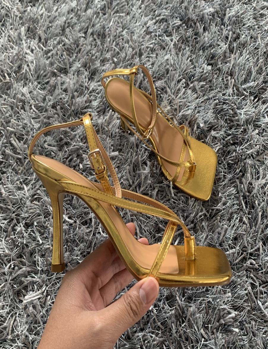 

2021 Ankle Strap Women Sandals Summer Fashion Brand Thin High Heels Gladiator Sandal Shoes Narrow Band Party Dress Pump Shoes swq34249816, Brown
