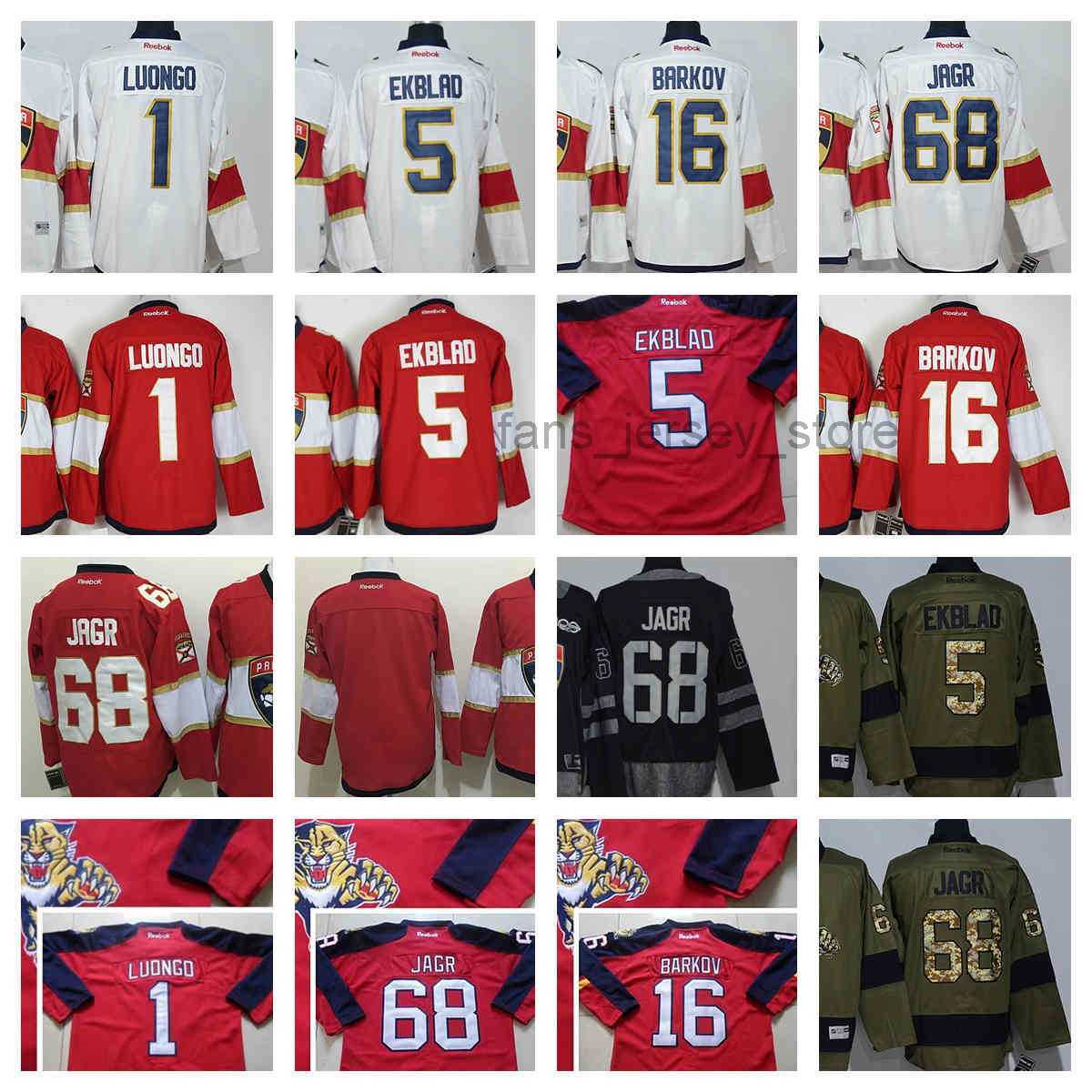 

Vintage Retro Ice Hockey Jerseys 1 Roberto 5 Aaron Luongo Ekblad 11 Jonathan 16 Aleksander Huberdeau Barkov 68 Jaromir Jagr Jersey, Same as picture (with team name)