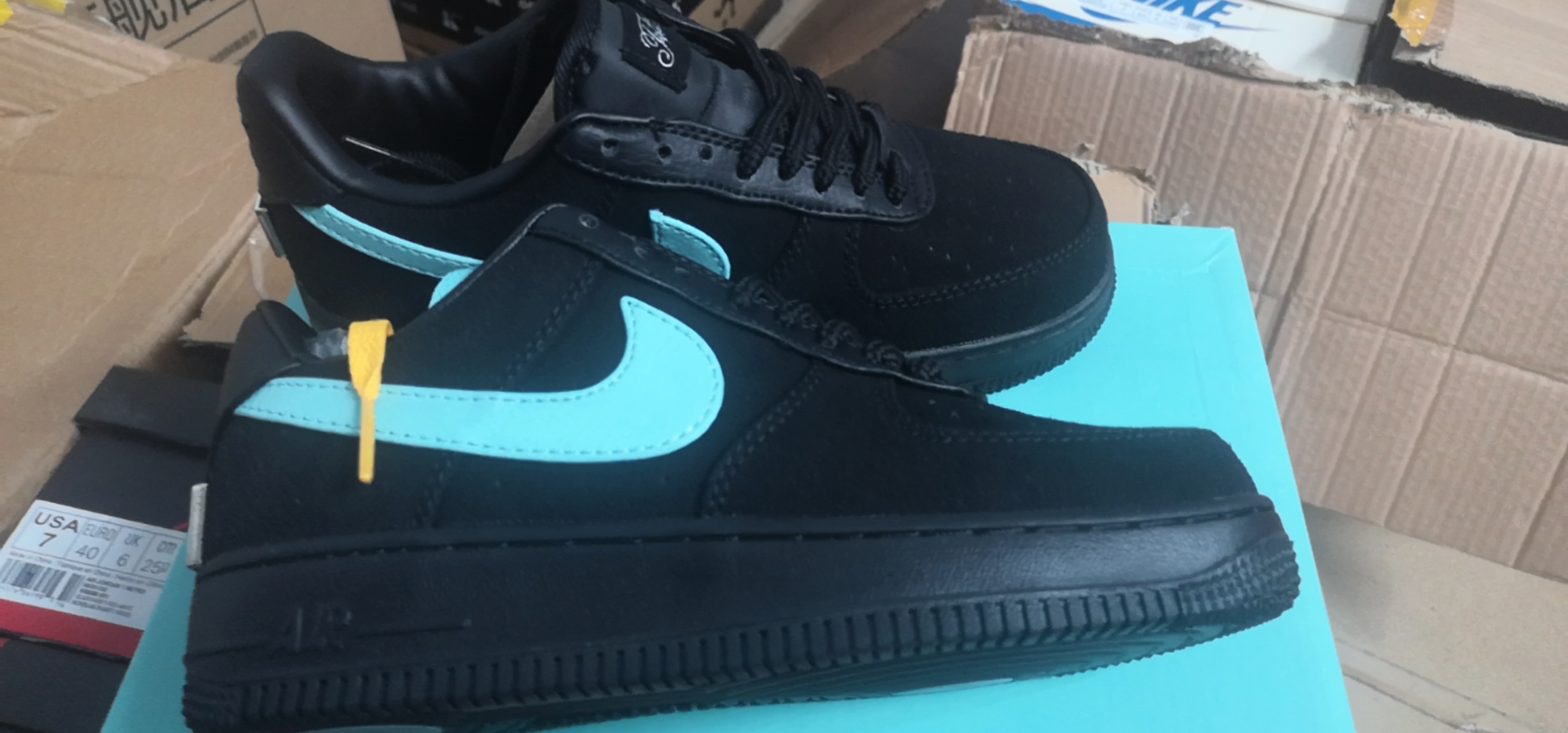 Nike Air Force 1 Low 1837 TiFFany Sandals fashion af1 Triple White Utility Black mens womens trainers sports outdoor