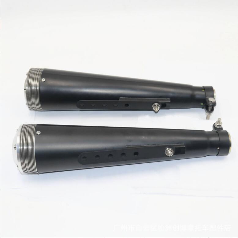 

Car Dvr Motorcycle Exhaust System 51Mm Muffler Pipe Black Chrome Color Fit Cafe Racer For Hayabusa 1999 Gsxr1300 Cbr600 4 Drop Deliver Dhumr