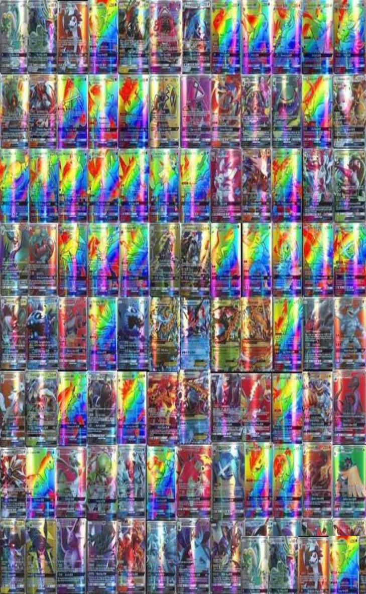 

Card Games 100Pc 1 Pack Flash Card Pokmon Collection Board Game Random Gifts For Children Y1212270J Drop Delivery Toys Puzzles Dhs5212757