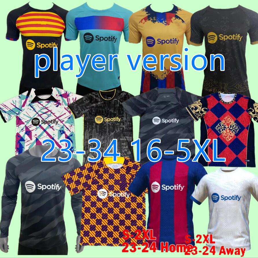 

23/24 LEWANDOWSKI ANSU FATI Soccer Jerseys 2022 FERRAN ADAMA AUBA CHRISTENSEN O. DEMBELE PEDRI MEMPHIS DEST GAVI barcelona maillots football shirt kids kit uniform