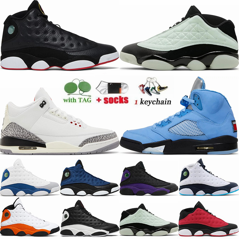 

Jumpman 13 Basketball Shoes For Mens Womens 13s Playoff 2023 Obsidian Black Flint Mens Sneakers 5s University Blue 3s White Cement Reimagined 6s Cool Grey Size 36-46, 26