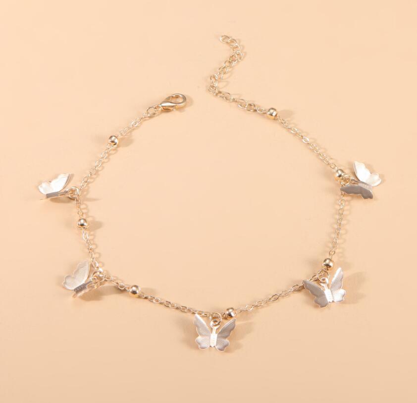 

Anklets Cute Girls Bangle Women Thai Baht Solid Gold Elephant Hang Fine Bracelets Jewelry Hand Chain Arab Items Kids Gift Drop Delive Dhoqe