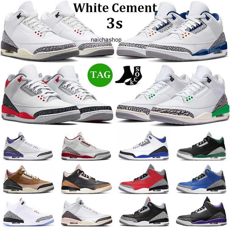 

Hotsale 3 3s Basketball Shoes Men Women White Cement Lucky Green Fire Red Wizards Racer Blue Archaeo Brown Mens Trainers Outdoor Sneakers JORDEN JORDON, #2