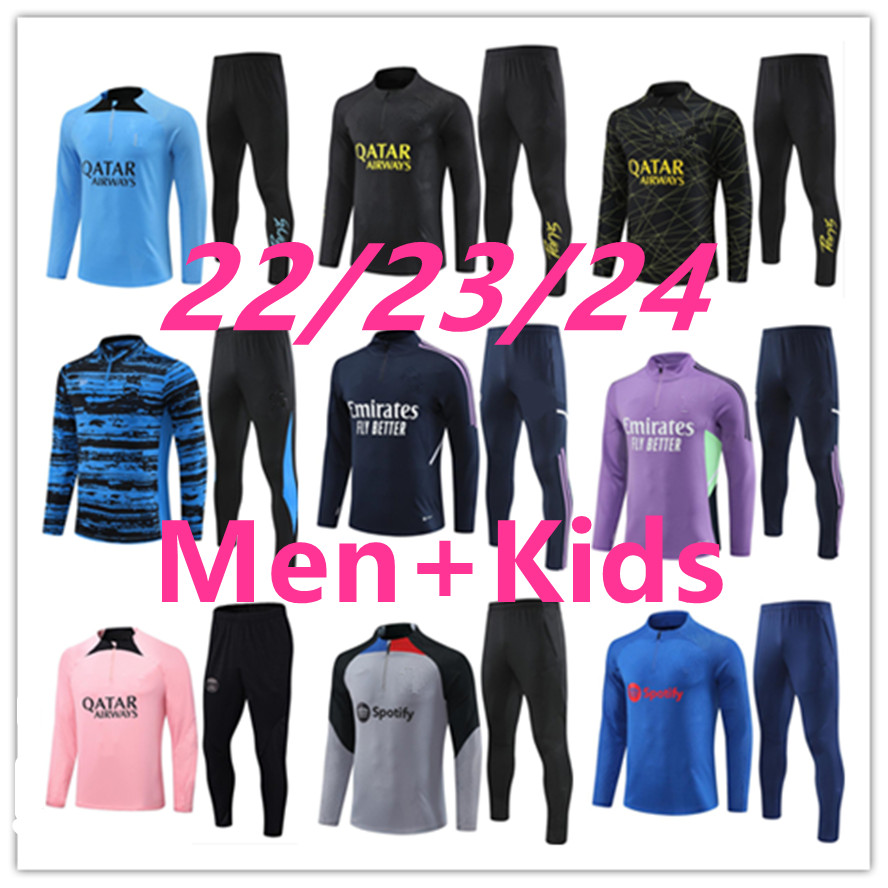 

22 23 24 psgS tracksuit futbol football training soccer jersey suits kit kids kits adult boys 2022 2023 2024 jacket set sets jerseys Sportswear, 11