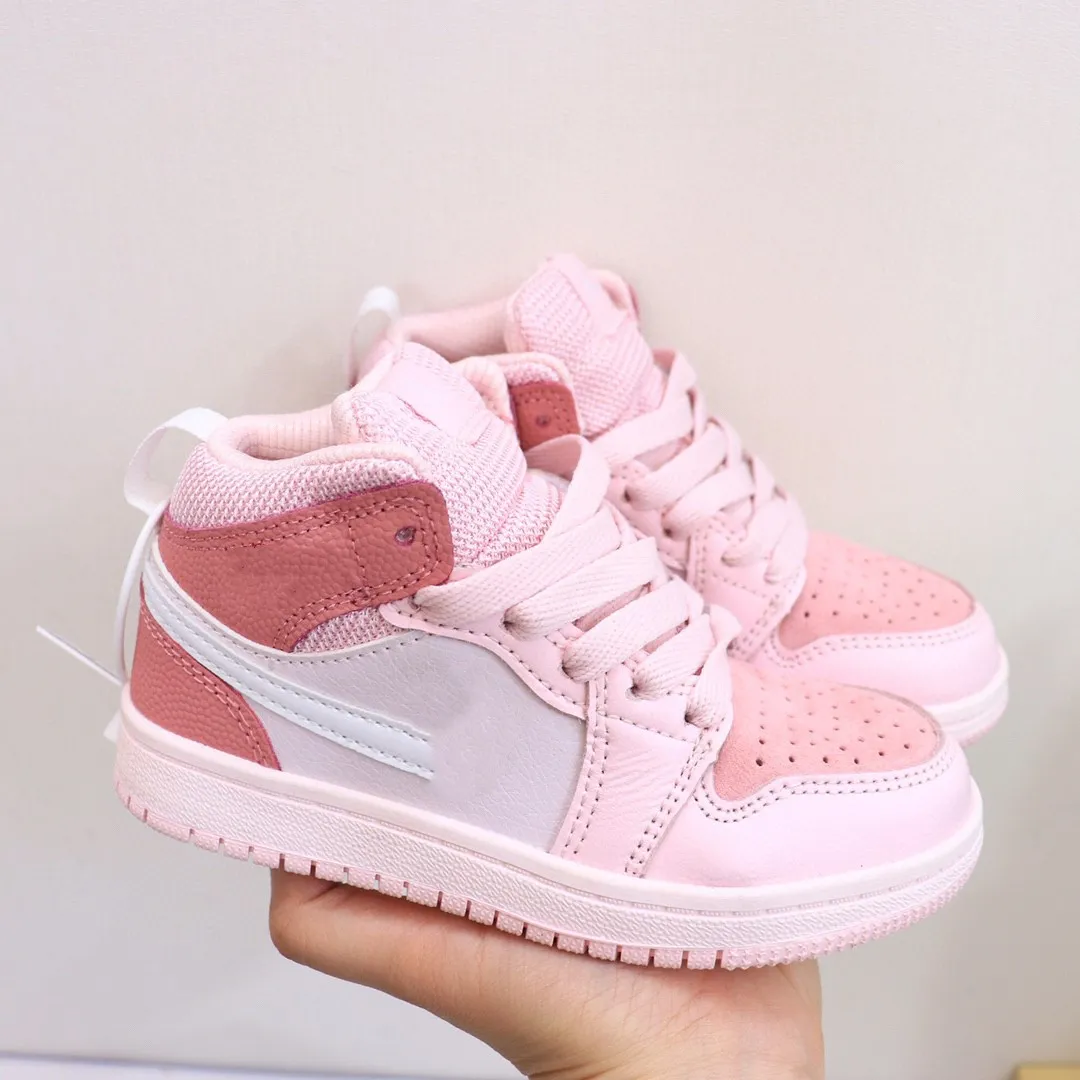 

Athletic Shoes High Shoes Kids Youth Born Infant Toddler Trainers Boys Girls kid shoe sneakers desiganer trainers sneaker boy J 1 chidren, Red