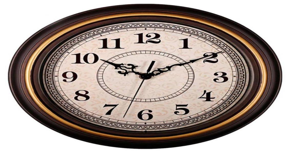 

Wall Clocks CNIM 12Inch Silent NonTicking Round Clocks Decorative Vintage StyleHome KitchenLiving RoomBedroomG6530525