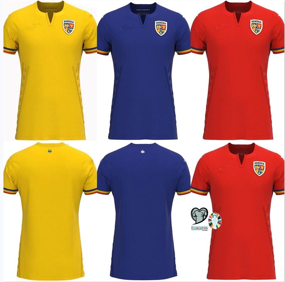 

2023 Romania soccer jerseys home away third MARIN STANCIU OLARU CIALDAU MORUTAN DRAGUSIN TANASE jersey football shirts 23 24 man