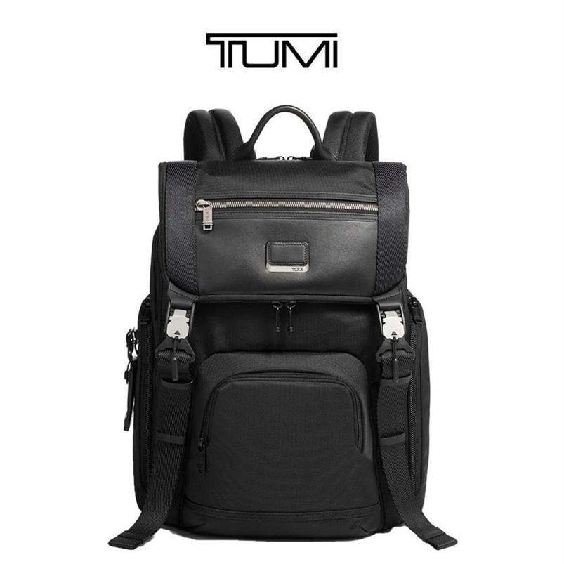 

Tumi tuming backpack 232651alpha Bravo series convenient magnetic buckle men's computer backpack245s, Navy blue