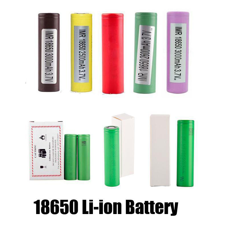 

100% High Quality HG2 30Q VTC6 INR18650 Battery 25R HE2 HE4 2500mAh VTC5 3000mAh VTC4 INR 18650 Lithium E Cig Vape Mod Rechargeable Li-ion Batteries For Sony Samsung LG