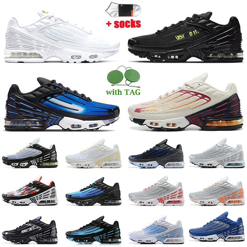 

Classic OG Black TN Plus 3 Running Shoes Fashion 2023 Women Mens Tuned Tns 3.0 Laser Blue Purple Gold Obsidian Triple White Yellow Highlights Outdoor Trainers Sneakers, A27 topography pack 36-46