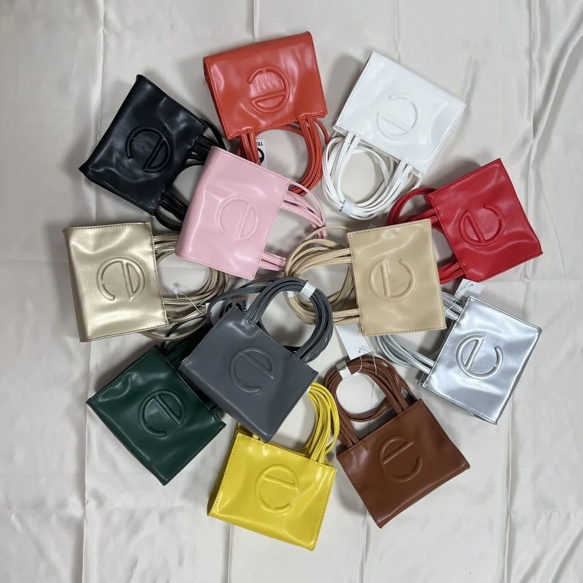

Totes bag tel fars luxury designer Womens Mens 2 sizes Mini Shopping bags latest style Genuine Leather purses handbag clutch Shoulder Satchel Crossbody Cosmetic, Orange