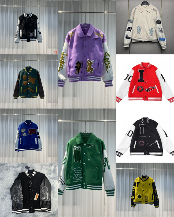 

Mens Jacket Brand Designer Europe and America 2023 Baseball Jersey Mens And Womens Embroidery Loose Couple Baseball Jacket Student Versatile Cardigan Casual Coat, Gift box