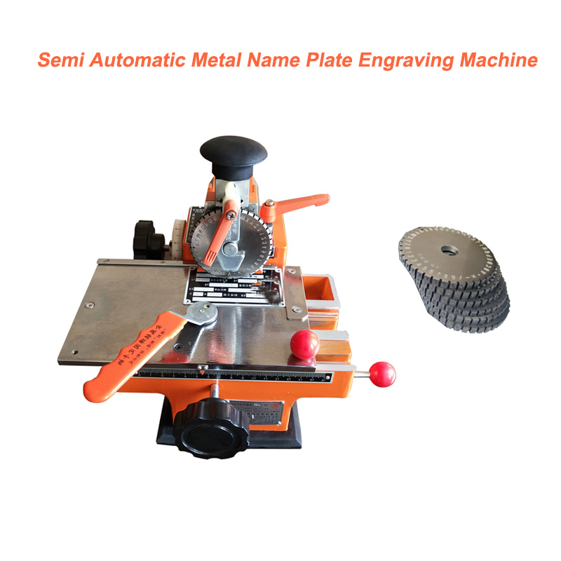 

Semi Automatic Metal Name Plate Engraving Machines Nameplate Marking Machine Embossing Machine Small Semi-automatic Metal