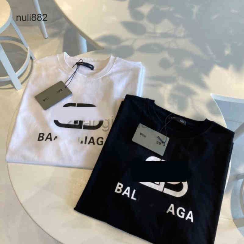 

Letter Designer Balanciagas T Shirt Vintage Oversized Luxe Fashion Men And Women Lovers balenciagas balencigas Couple Pure Cotton Brand Large Base Wholale Summer S, Lock diagram letter white