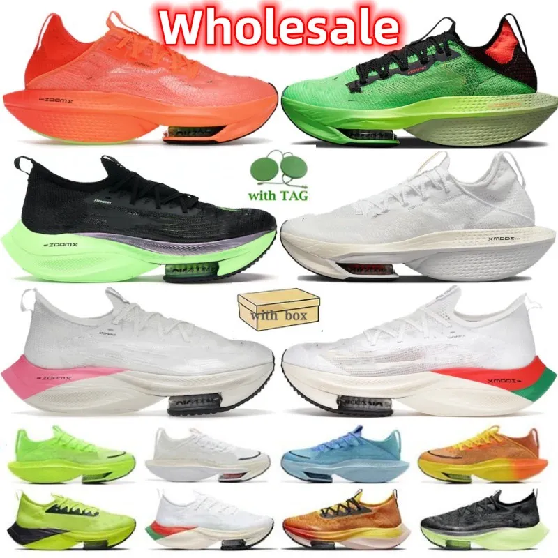 

Running Shoes Pegasus ZoomX Zooms Alpha Next% 2 Ekiden Scream Green fly marathon Green orange grey Outdoor Sneakers with box