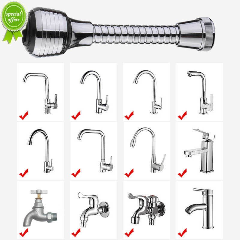 

New Kitchen Gadgets 2 Modes 360 Rotatable Bubbler High Pressure Faucet Extender Water Saving Bathroom Kitchen Accessories Supplies