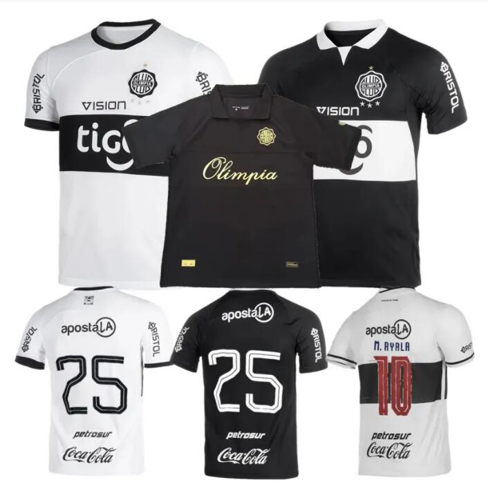 

23 24 120th Olimpia Asuncion Mens Soccer Jerseys Asuncion Paraguay league R.ORTIZ W.GONZALEZ D.GONZALEZ S.OTALVARO Home Away Child Suit Football Shirts S-XXXL, 23 24 home