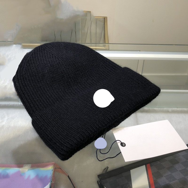 

2023 Designer France Skull Caps Embroidered Badge Men's and Women's Wool Thread Hat Warm and Cold proof beanie Versatile Ear Protection Knitted winter hats A3