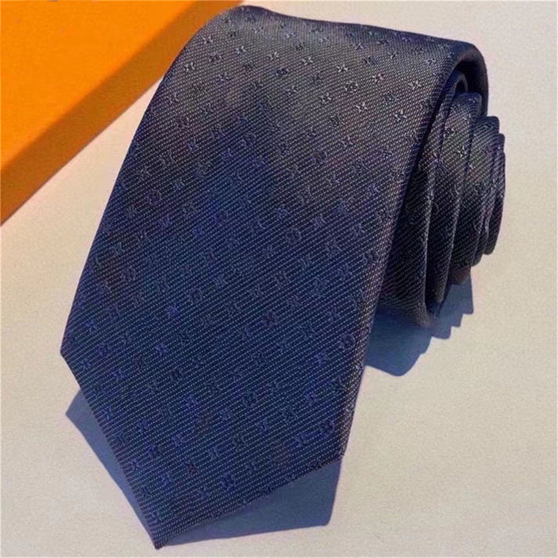 

Luxury New Designer 100% Tie Silk Necktie black blue Jacquard Hand Woven for Men Wedding Casual and Business Necktie Fashion Hawaii Neck Ties With box 144