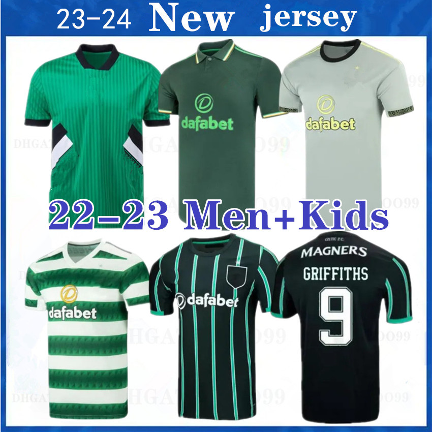 

22 23 Celtic Soccer Jerseys KYOGO ABADA 2022 2023 Fourth 4th JOTA MCGREGOR TURNBULL MOOY Football Shirt DAIZEN Remake Retro Mens Kids kit Jersey