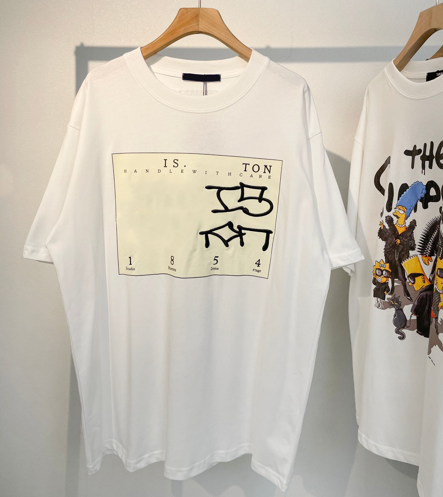 

Men's Plus Tees & Polos Round T-shirt plus size neck embroidered and printed polar style summer wear with street pure cotton Eyy633