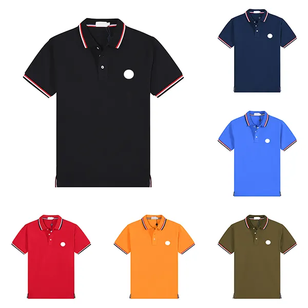 

Designer Polo Summer fashion Basic mens golf polo shirt men t shirt Chest Logo polo shirts France Luxury Brand Size -XXL tee, Customize