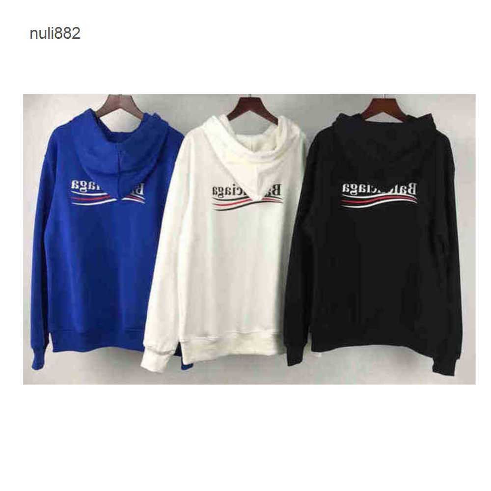 

Classic And Printing balenciagas Hoodies Balanciagas Spring balencigas Autumn Cola Popular Casual Hooded Pullovers Brand For Men And Women, White hooded coke