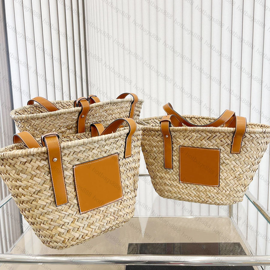 

Designer Straw Bag Handmade Woman Handbags Beach Bag Casual Rattan Large Capacity Totes Wicker Woven Handbags Summer Beach Bali Lady Travel Big Basket Purse, Small 22x21cm