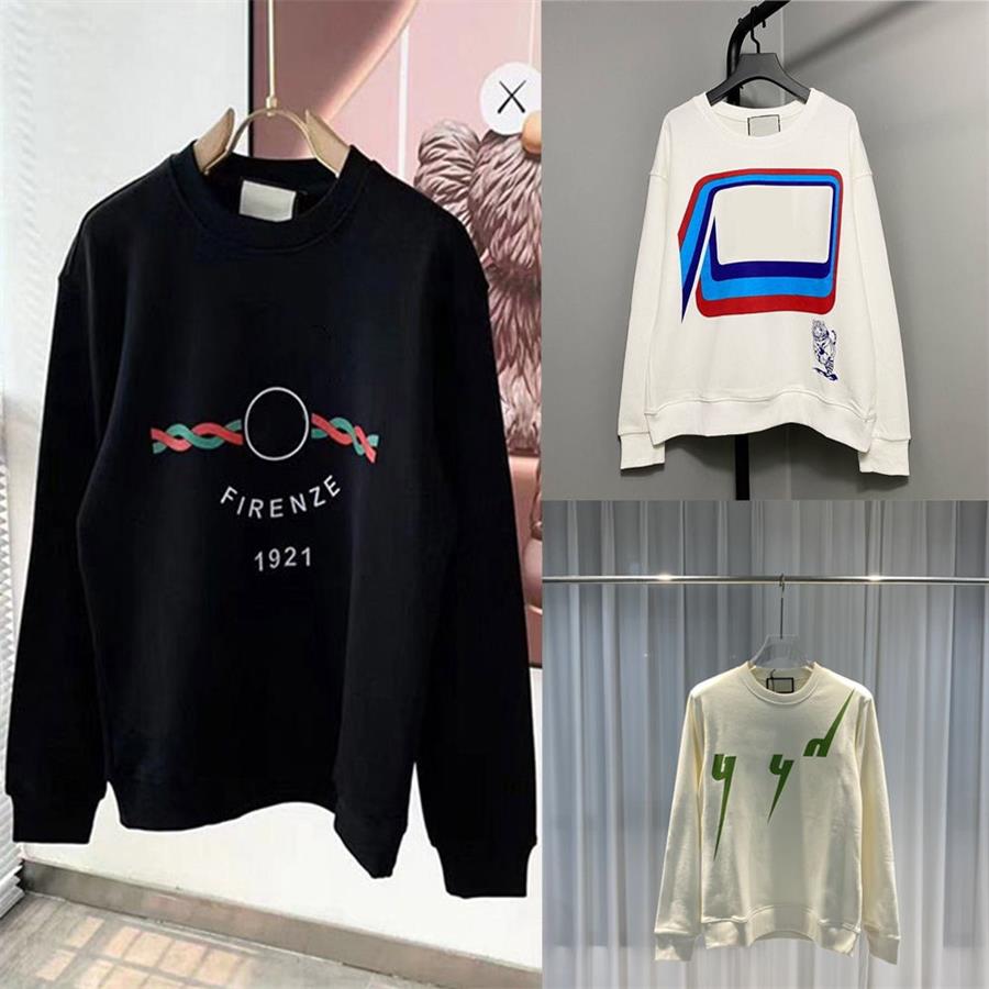 

Luxury Designer Hoodie Mens Sweatshirts Pullover Jumper Cotton Jersey Sweater with G Mirror Print Firenze 1921 Hoodys Pull Femme ucci for Woman Long Sleeve Felpa, Gg11