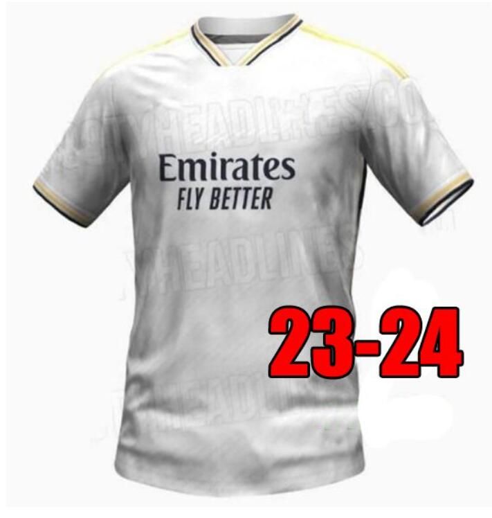 

22 23 24 VINI JR Soccer Jerseys reAL mADRIds 23 24 kit BENZEMA camiseta RODRGO CAMAVINGA TCHOUAMENI football shirt kids sets uniform socks, 2223 home