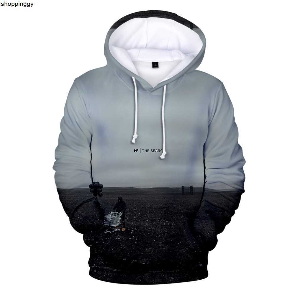 

Hoodies Sweatshirts Nf Harajuku Fashion New Comfort Oversized Pullover Cool Black Top, Dark grey